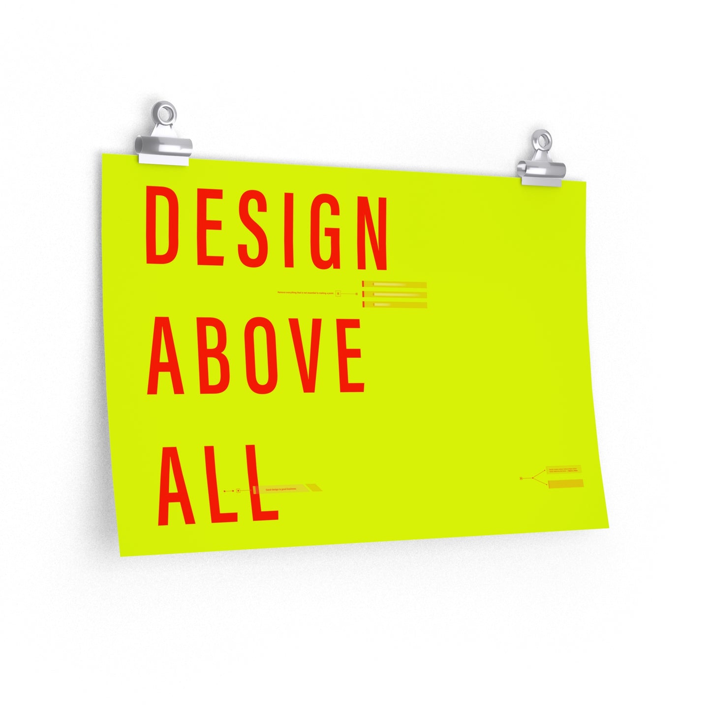 Design Above All - Horizontal Poster