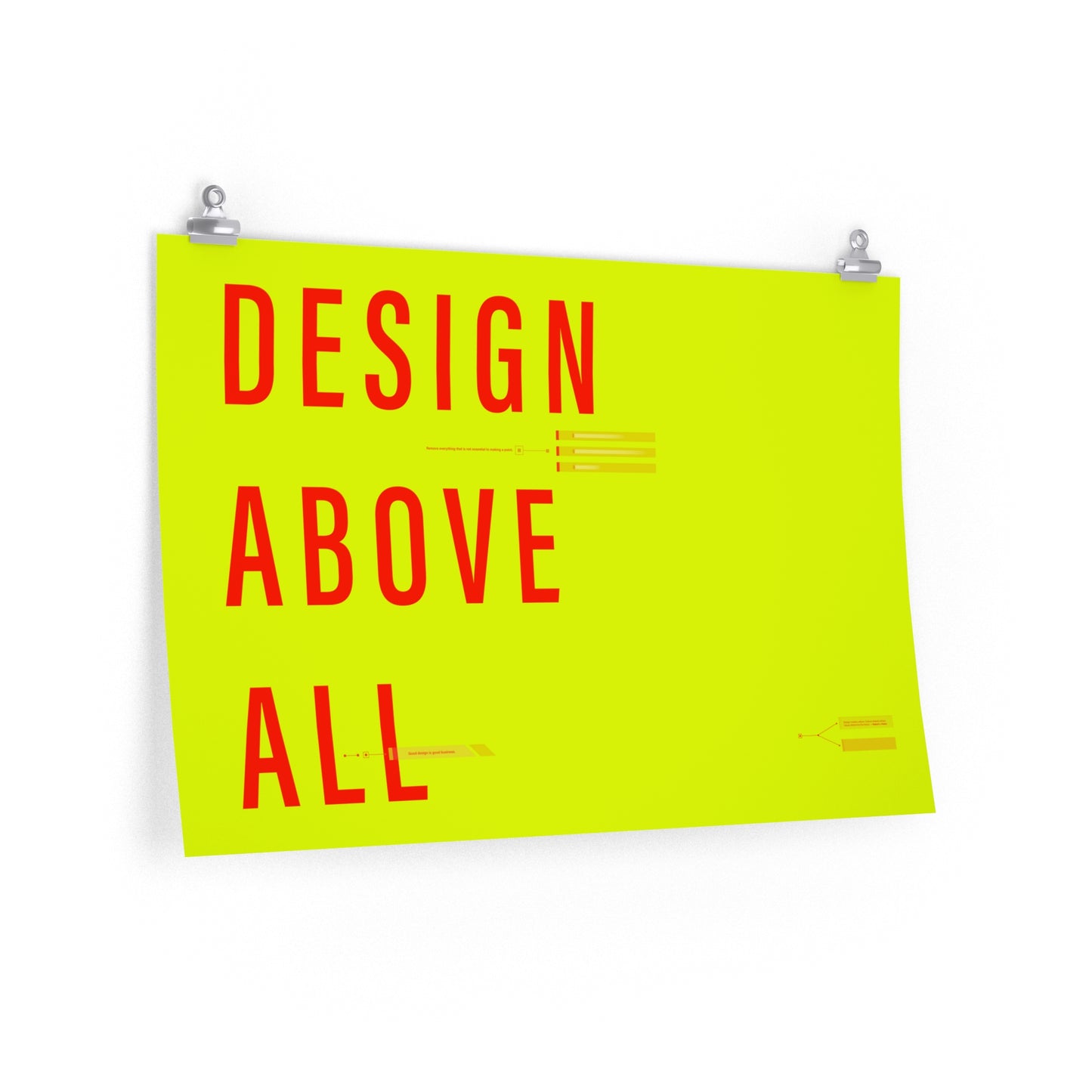 Design Above All - Horizontal Poster