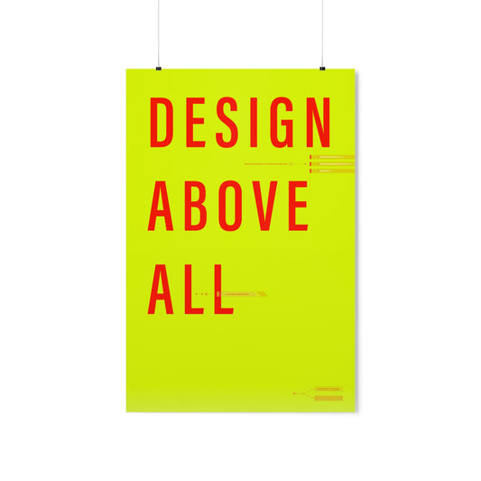 Design Above All - Poster