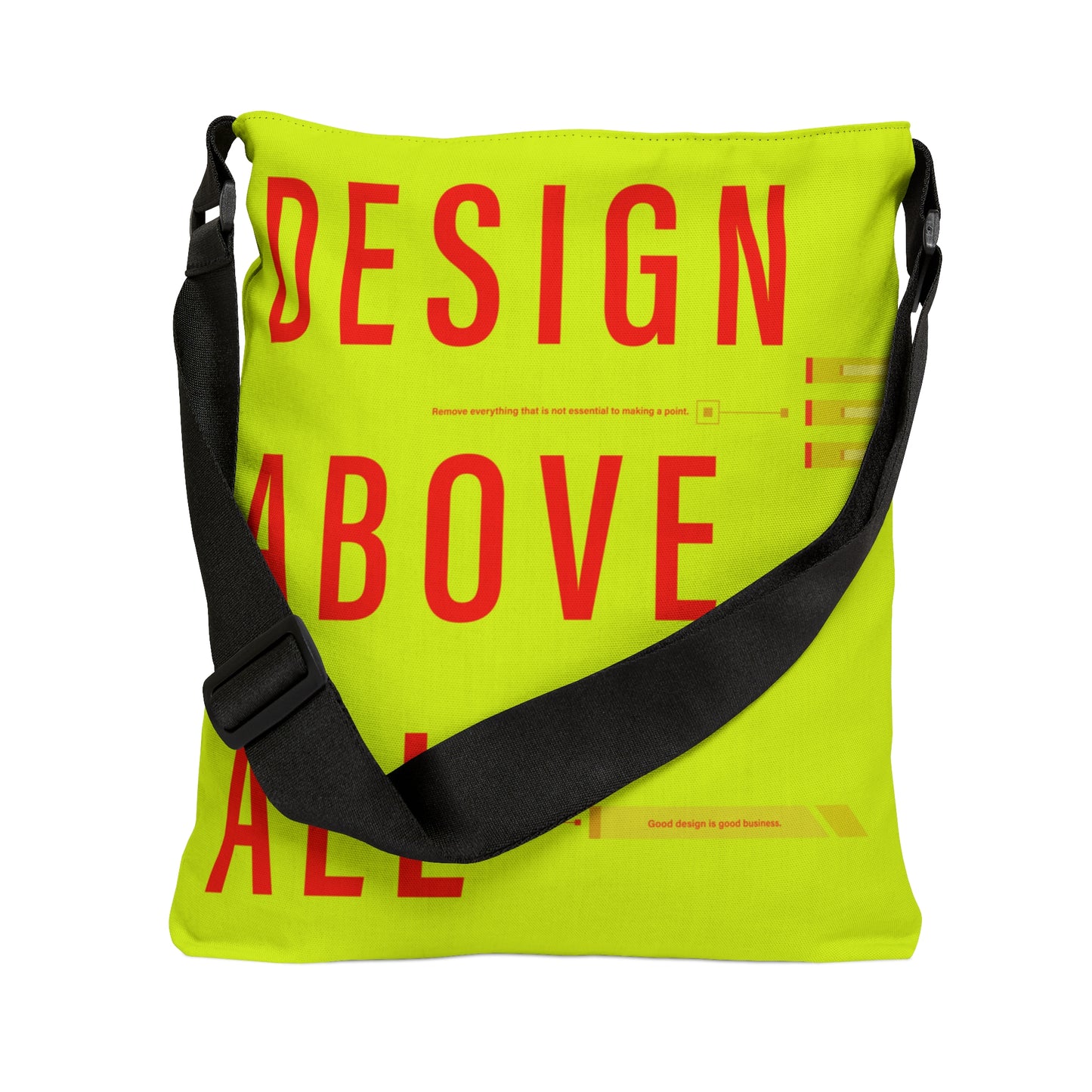 Design Above All - Adjustable Tote Bag